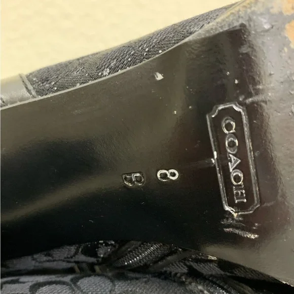 Coach Bibi small logo / calf booties - Picture 5 of 6